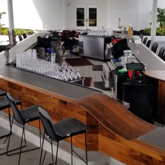 commercial concrete countertop slider